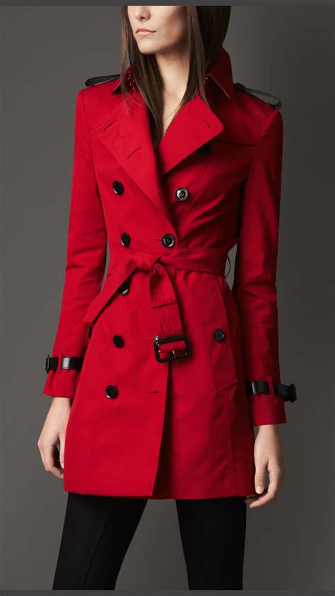 burberry chelsea trench coat red|trench coat Burberry original.